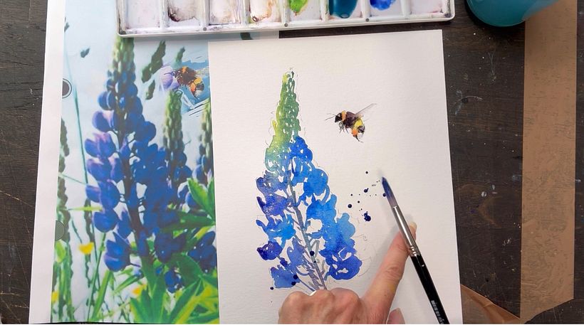 Subscribe to www.sarahstokesartist.co.uk and get the free link in next week’s newsletter!