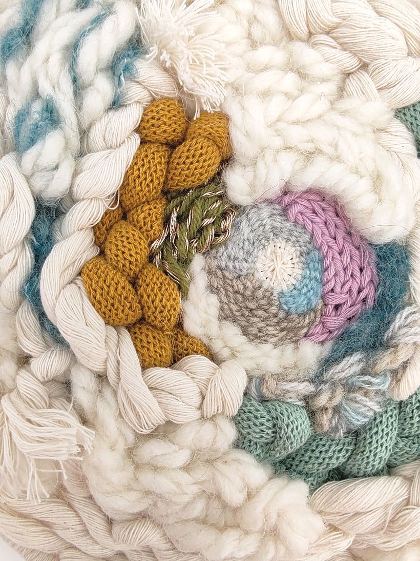 My project for course: Creating a Woven Ceiling Lampshade 4