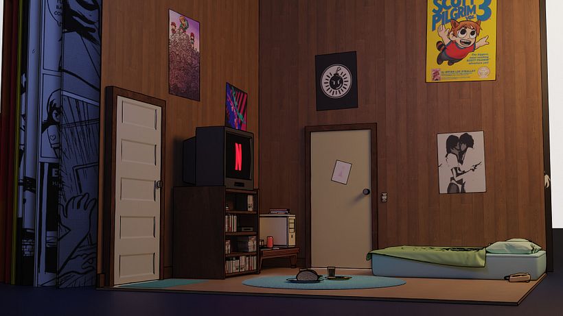 Scott Pilgrim's Room 3