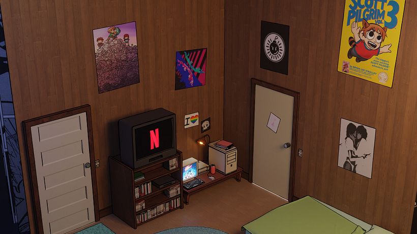 Scott Pilgrim's Room 3