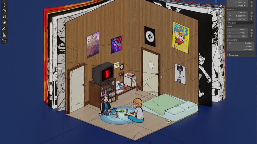 Scott Pilgrim's Room 4