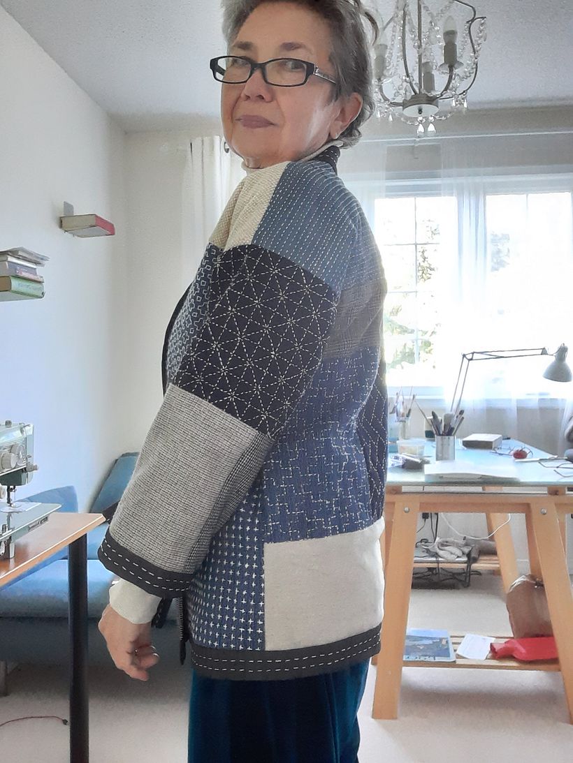 My project for course: Introduction to Japanese Sashiko Stitching 3