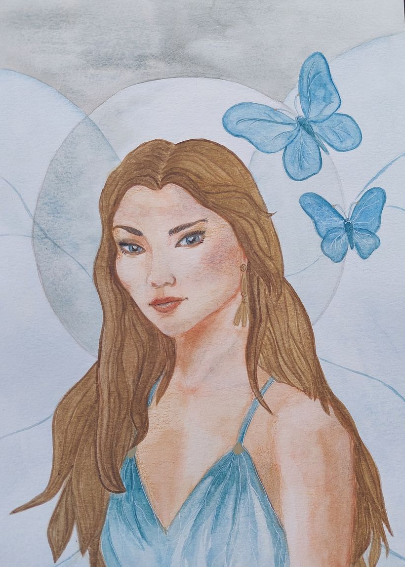 My project for course: Stylized Portraits in Watercolor 1