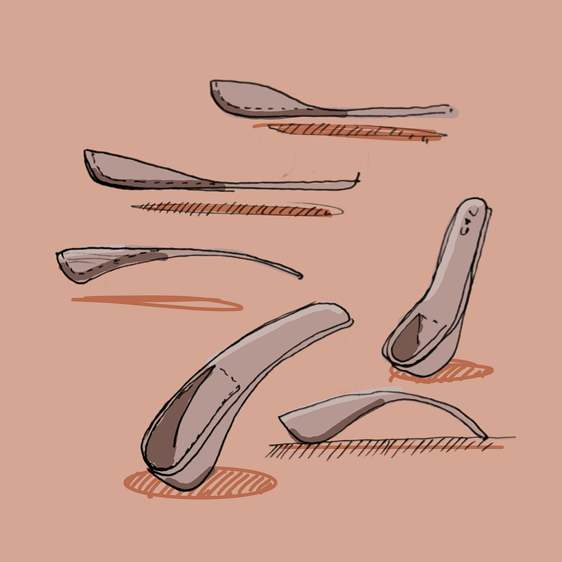 Measuring spoon idea sketches 8