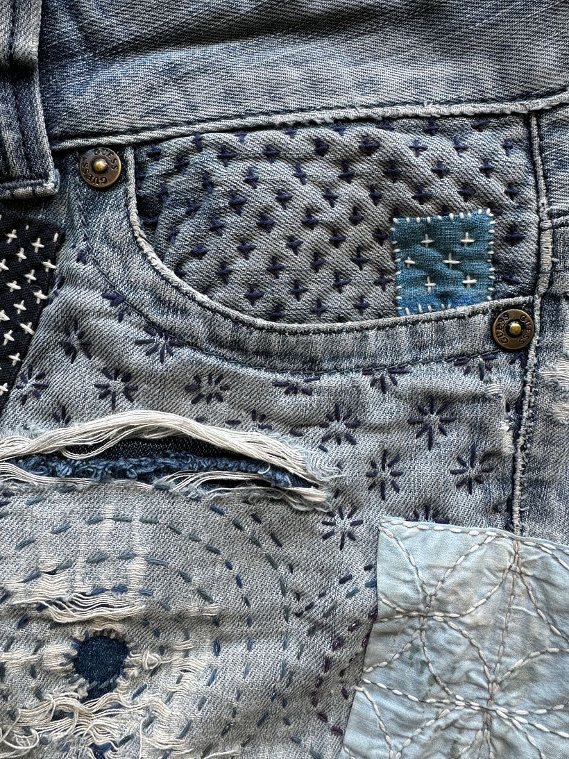 Example of komenohana zashi mend