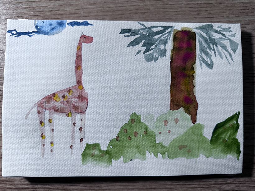 My project for course: Creative Watercolor Sketching for Beginners 4