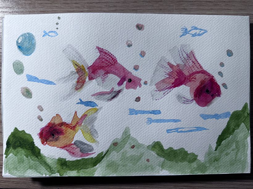 My project for course: Creative Watercolor Sketching for Beginners 5