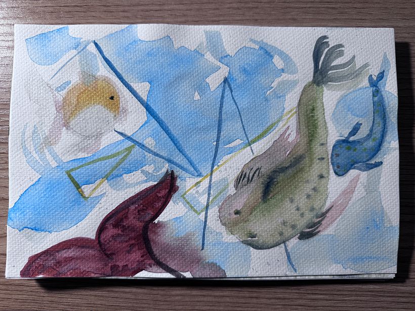 My project for course: Creative Watercolor Sketching for Beginners 7
