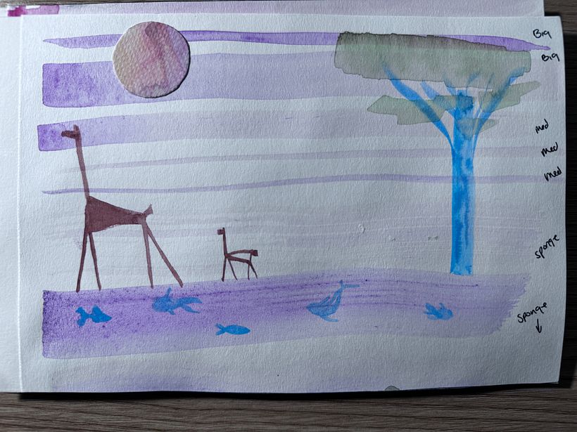 My project for course: Creative Watercolor Sketching for Beginners 10