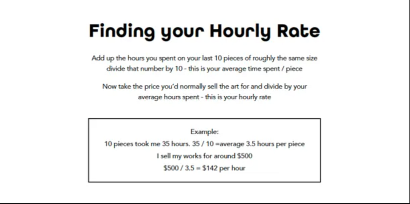 Calcula tu Tarifa por Hora con Hannah Stelter