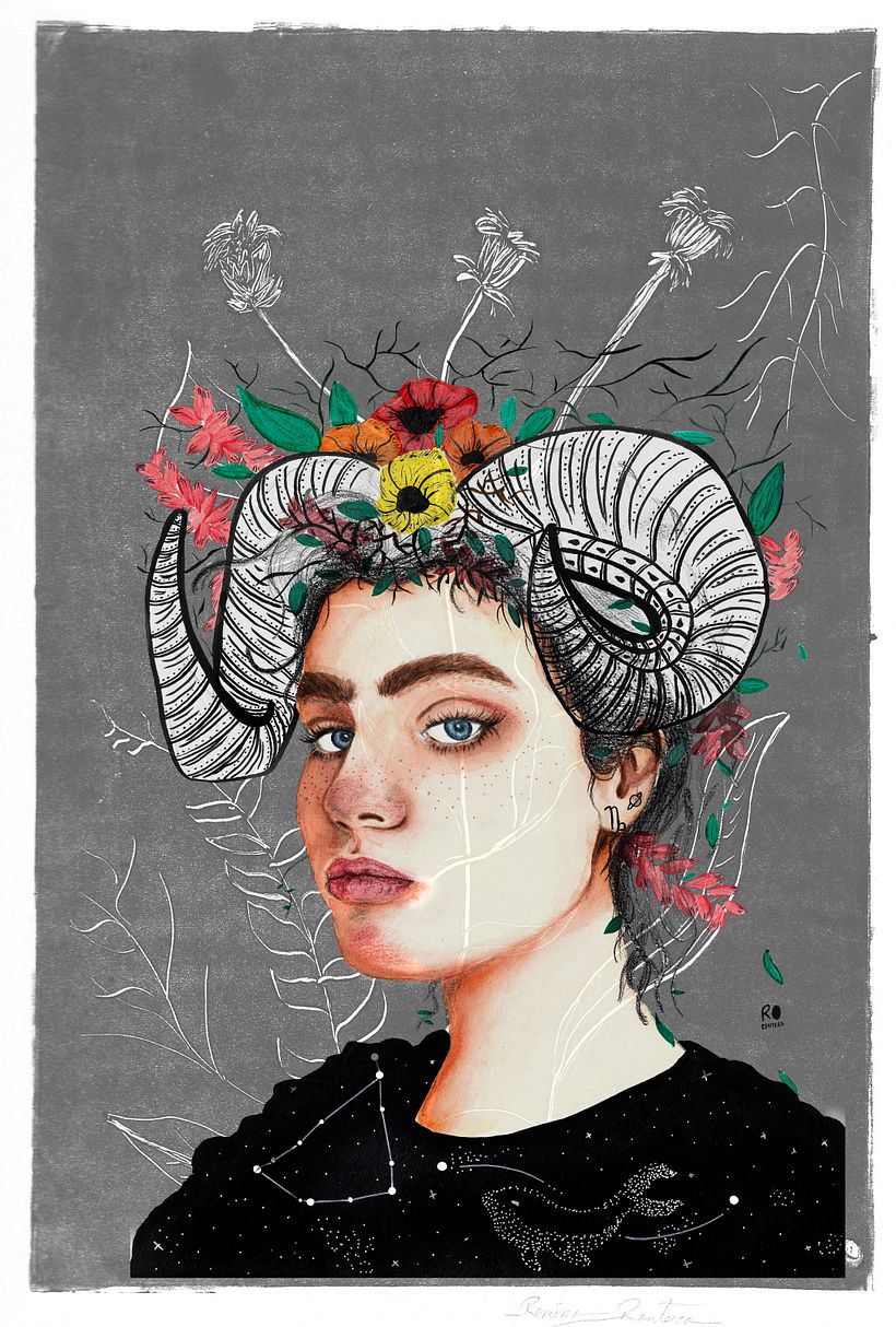 Mi proyecto del curso: Retrato ilustrado en acuarela 2