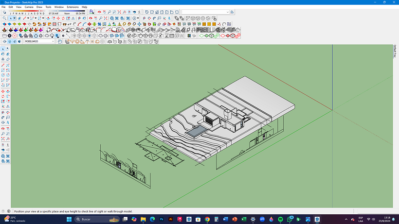 Mi proyecto del curso: Ilustración digital de proyectos arquitectónicos 1