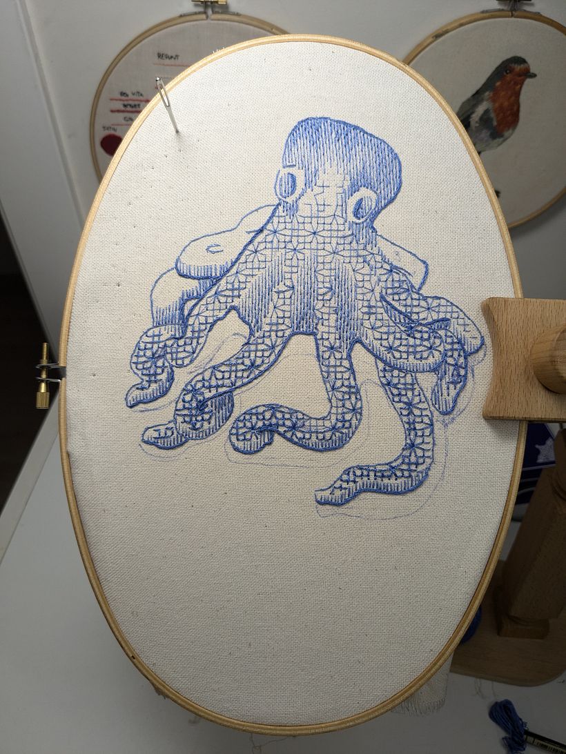 Mi proyecto del curso: Introducción al bordado en blackwork 7
