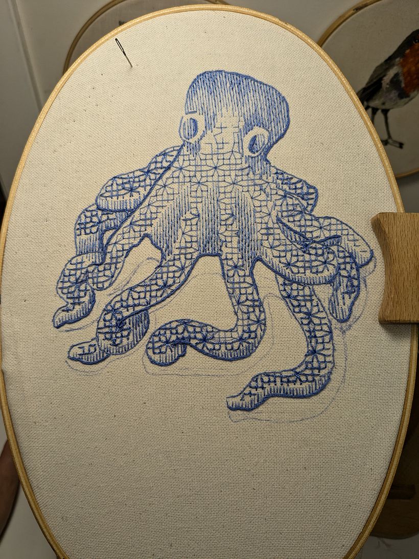 Mi proyecto del curso: Introducción al bordado en blackwork 8