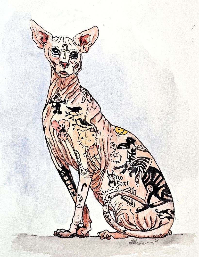Prompt: Tattoos that tell a life story