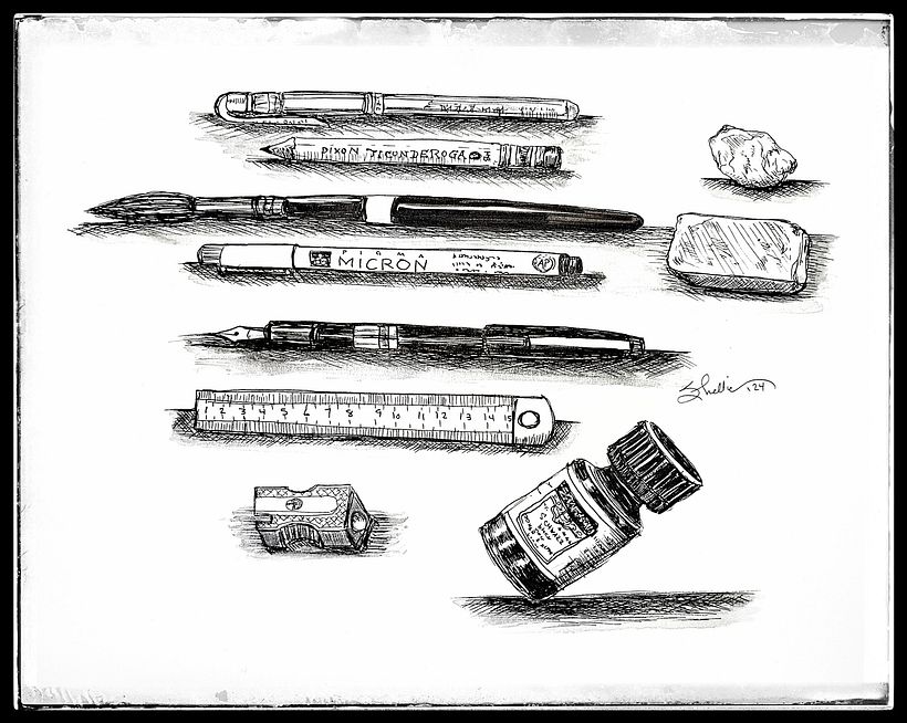 Drawing my Supplies