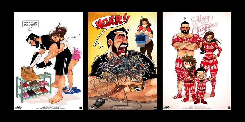 Illustrations by @jude_devir