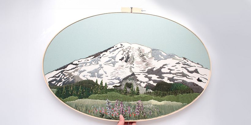 Thread Paintings by Anna Hultin