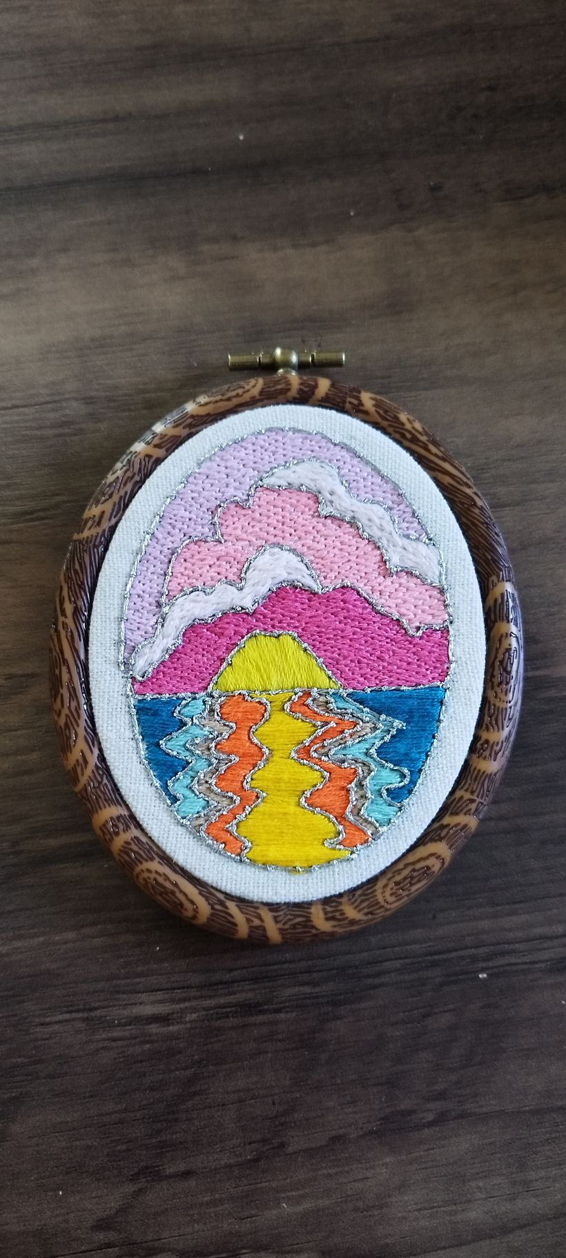 Mon projet du cours : Conception et création d'une broderie "vitrail" 2