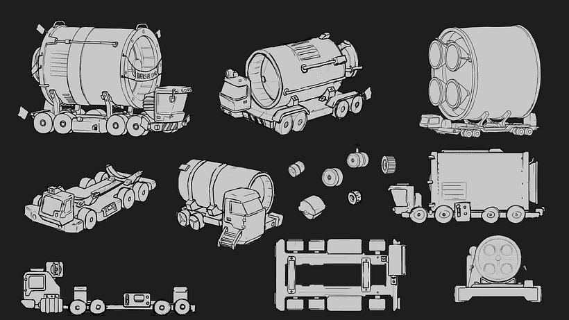 Stylized Cargo Truck 2