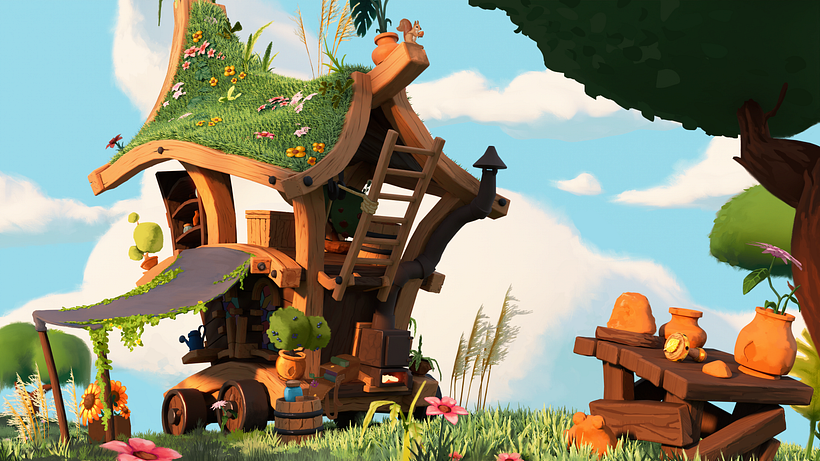 Traveling Botanist Wagon 1