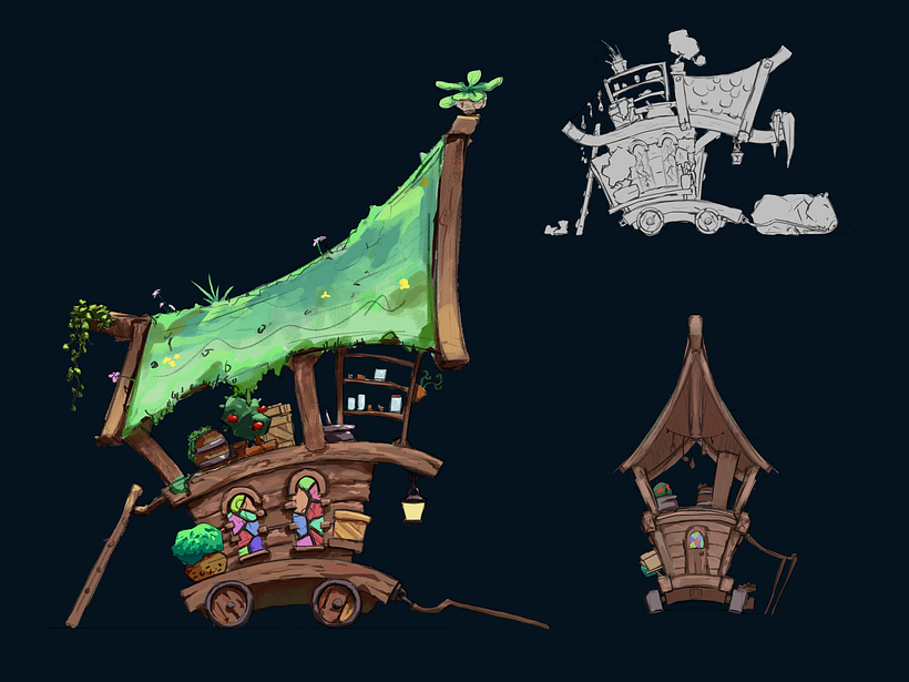 Traveling Botanist Wagon 2