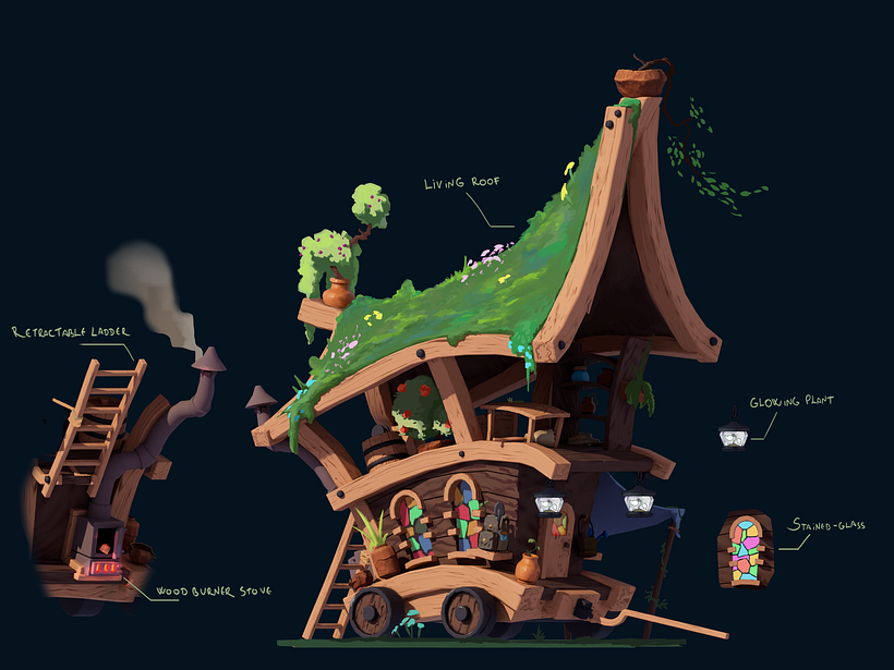 Traveling Botanist Wagon 3