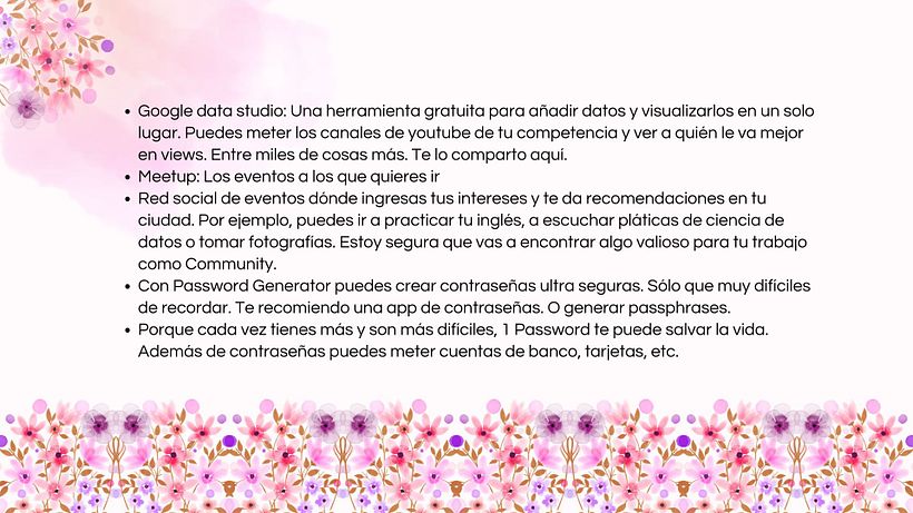 Mi proyecto del curso: Introducción al community management 12