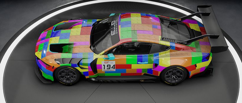 My project for course: Intro to 3D Livery Design: Decals for Digital Cars 4