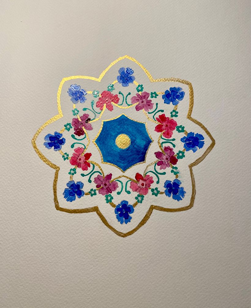 My project for course: Introduction to Islamic Art: Create Biomorphic Patterns 1