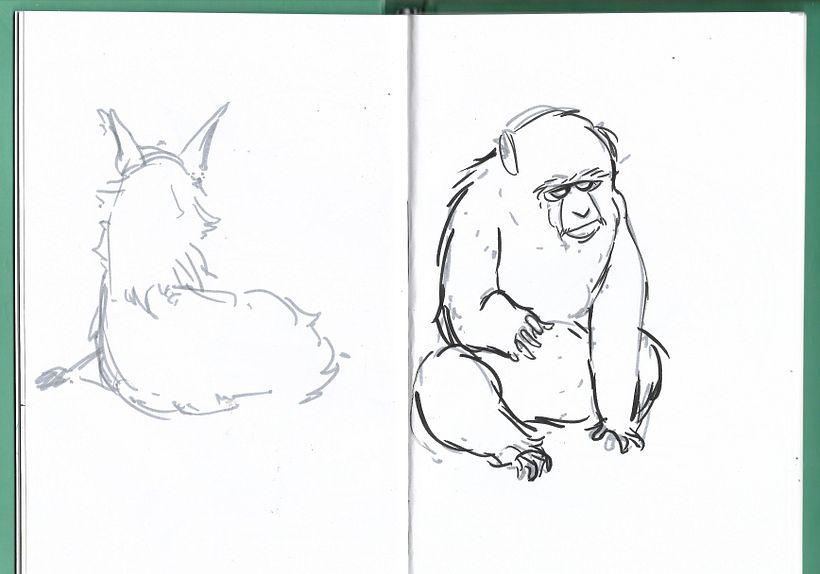 Sketches del zoológico 9