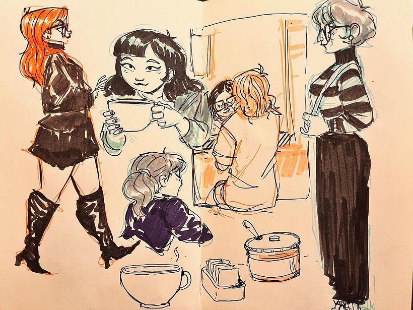 Marker sketches  5