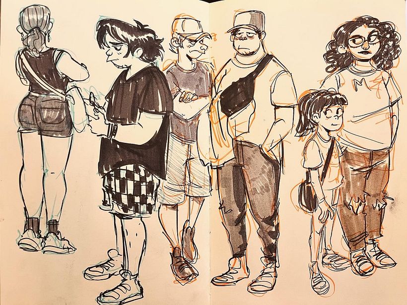 Marker sketches  7