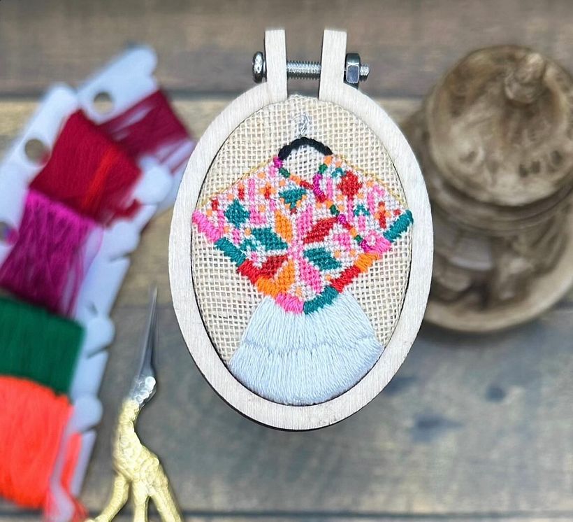 Bordado en miniatura @silviapeligro 21