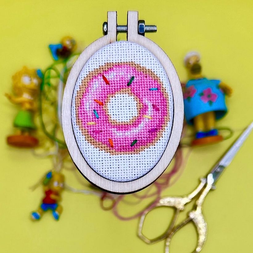 Bordado en miniatura @silviapeligro 22