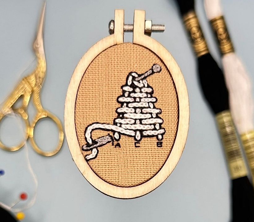 Bordado en miniatura @silviapeligro 23