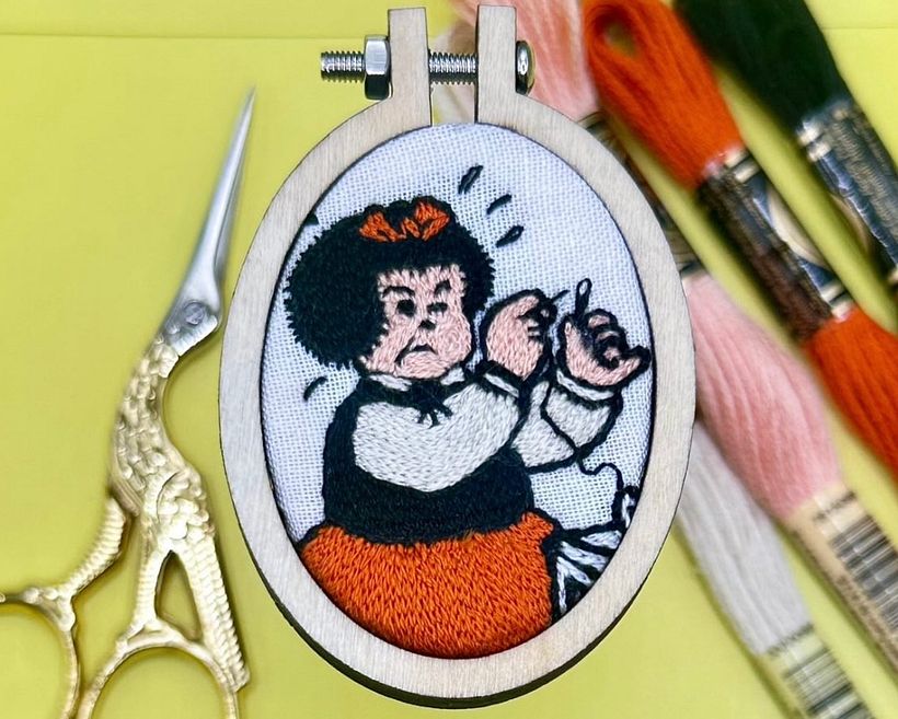 Bordado en miniatura @silviapeligro 26