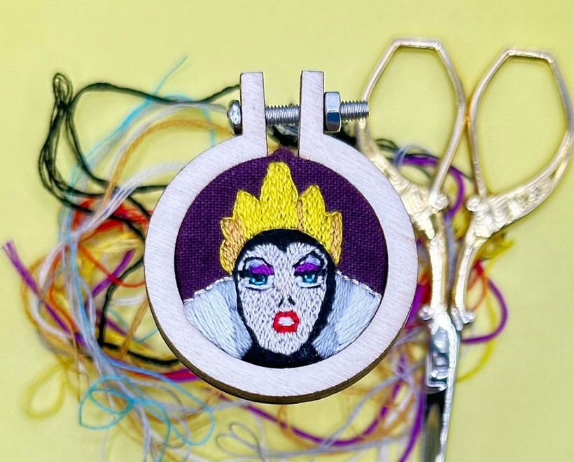 Bordado en miniatura @silviapeligro 28