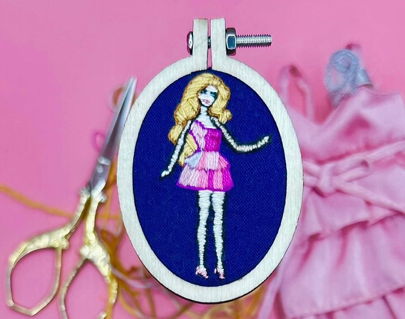 Bordado en miniatura @silviapeligro 29