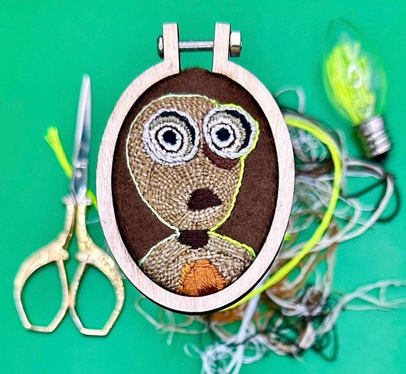 Bordado en miniatura @silviapeligro 34