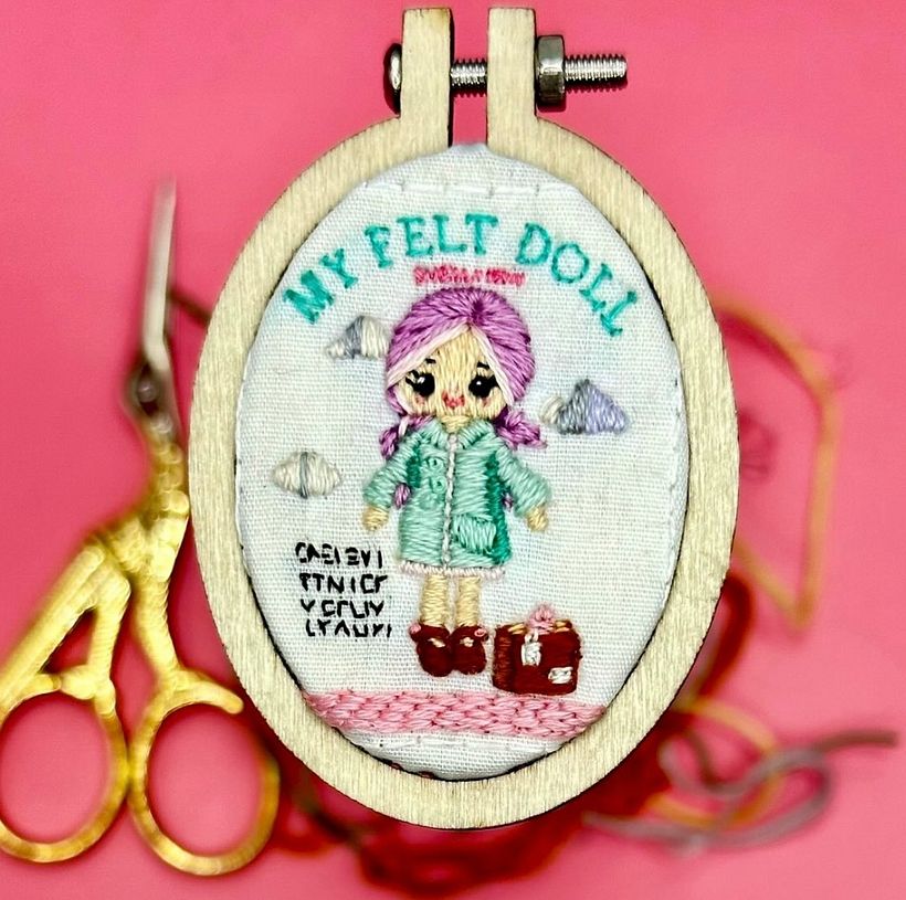 Bordado en miniatura @silviapeligro 37