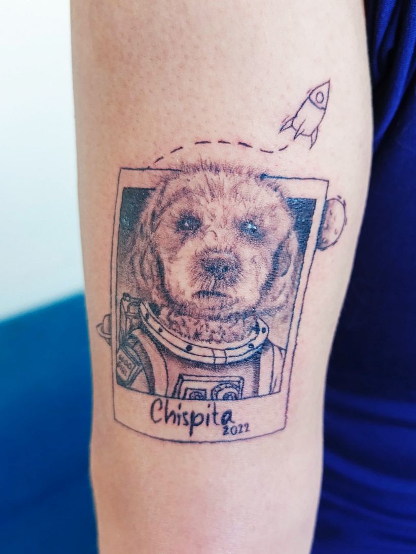 Tatuaje realizado.