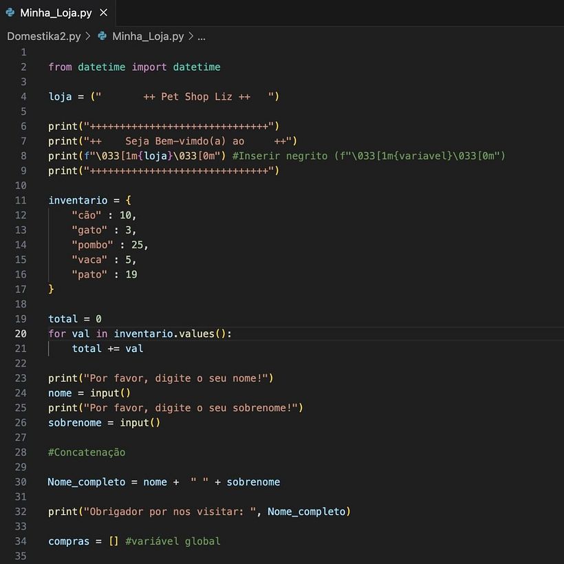 Meu projeto do curso: Introdução à programação em Python 1