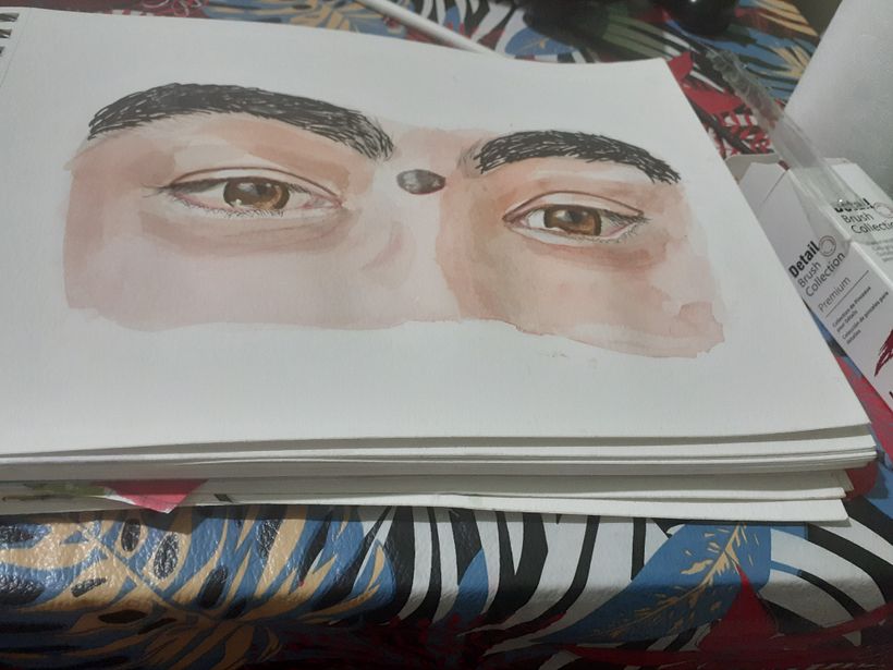 Mi proyecto del curso: Dibujos con acuarela: cómo pintar ojos expresivos 1