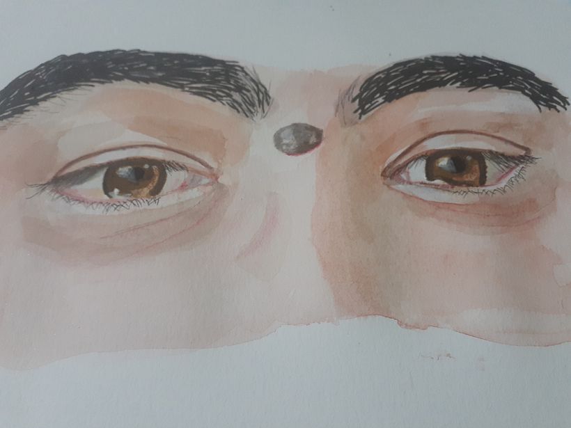 Mi proyecto del curso: Dibujos con acuarela: cómo pintar ojos expresivos 2
