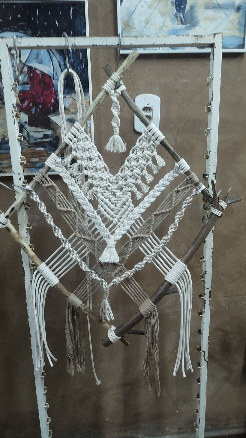 Meu projeto do curso: Introdução à tapeçaria em macramê 2