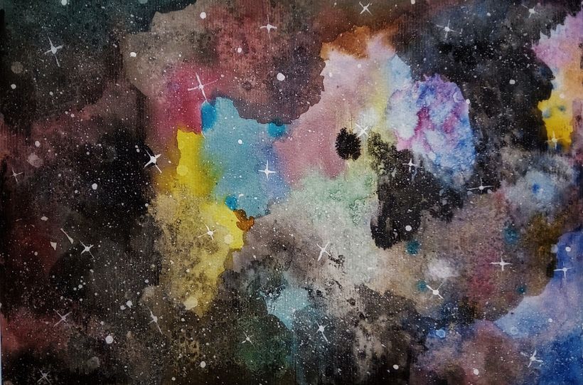 Meu projeto do curso: Técnicas modernas de aquarela 3