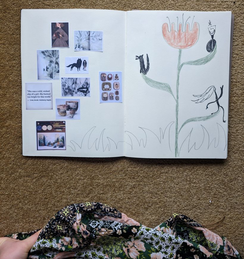 Responding to my visual research with illustration.