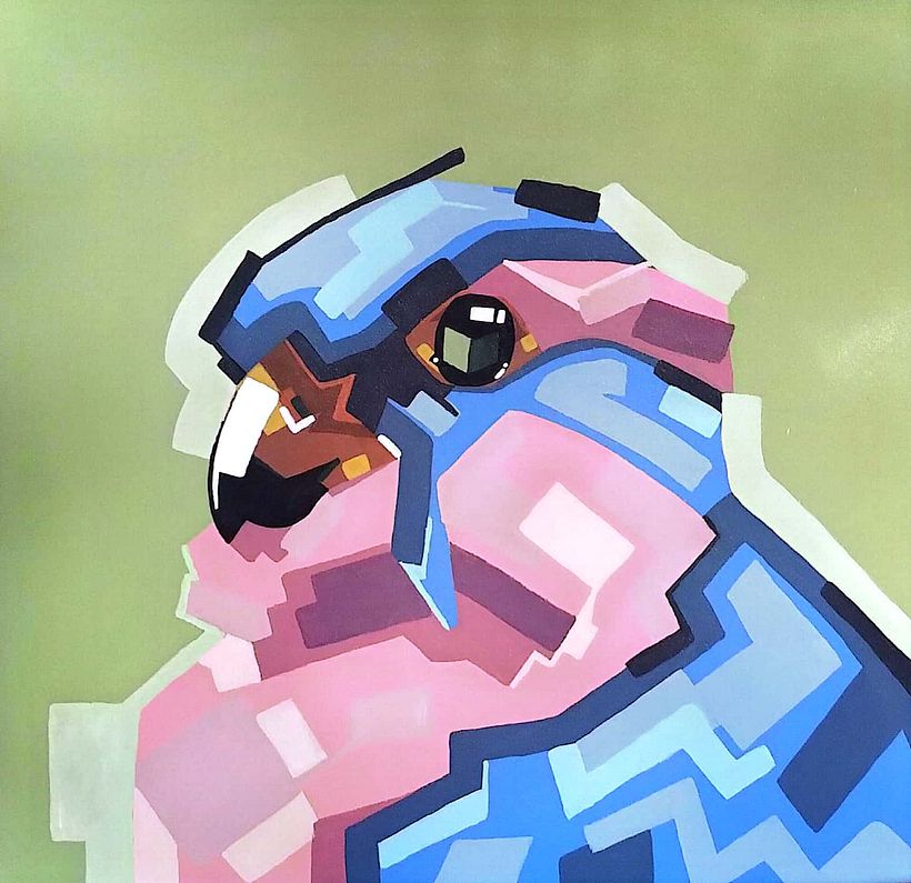 Mi proyecto del curso: Pintura acrílica estilizada: explora el color y la forma 1