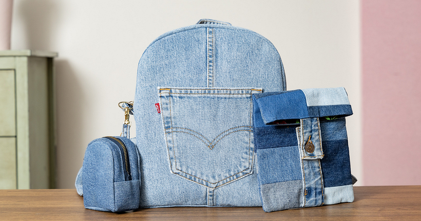 Upcycling Tutorial: DIY Upcycled Backpack from Old Jeans 3